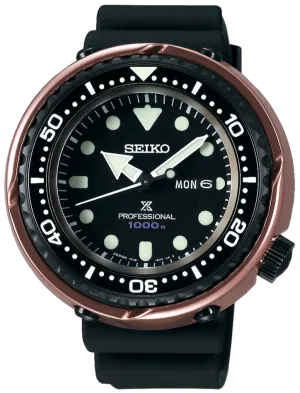 Seiko Prospex Sea Professional Quartz 1000M Diver Rose Gold Tuna Can S23627