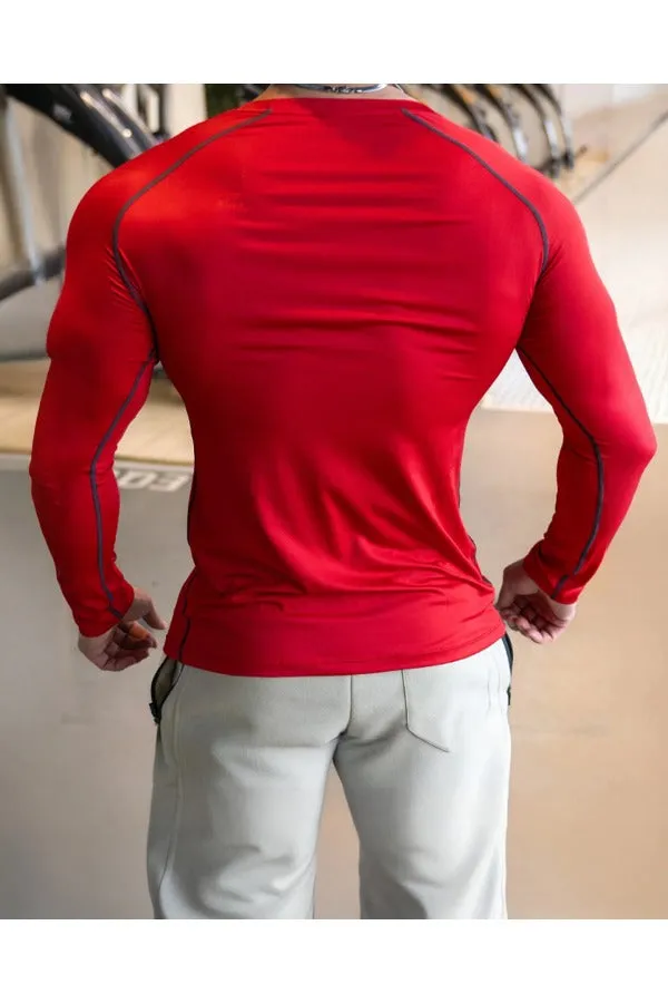 Shoulder Cut Pullover Long Sleeve Shirt