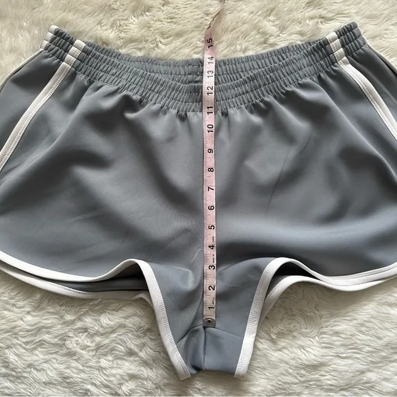 Skims Shorts Track Dolphin Short Elastic Waist Pacific Gray XL NWT New
