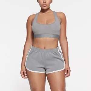 Skims Shorts Track Dolphin Short Elastic Waist Pacific Gray XL NWT New