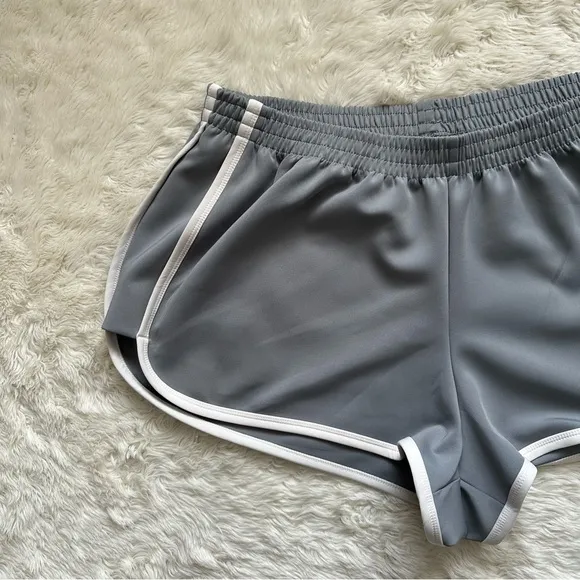 Skims Shorts Track Dolphin Short Elastic Waist Pacific Gray XL NWT New
