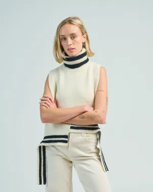 soft lambswool sporty turtleneck dicky sweater
