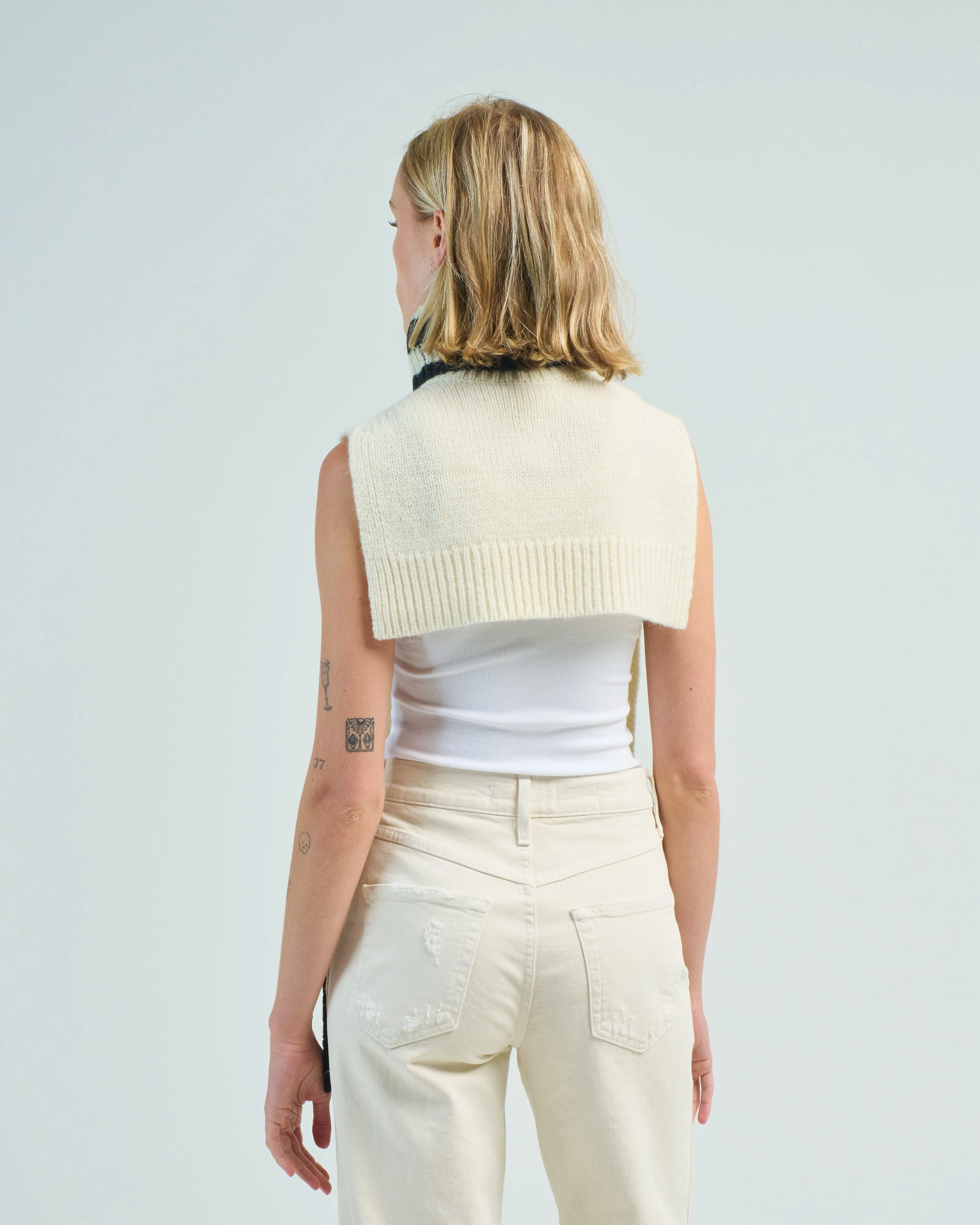 soft lambswool sporty turtleneck dicky sweater