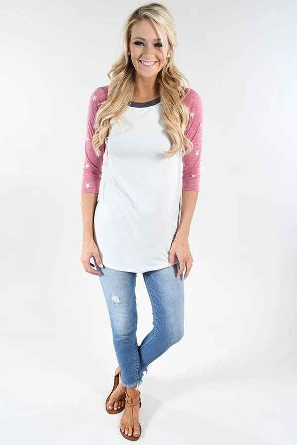 Star of the Show 3/4 Sleeve Top