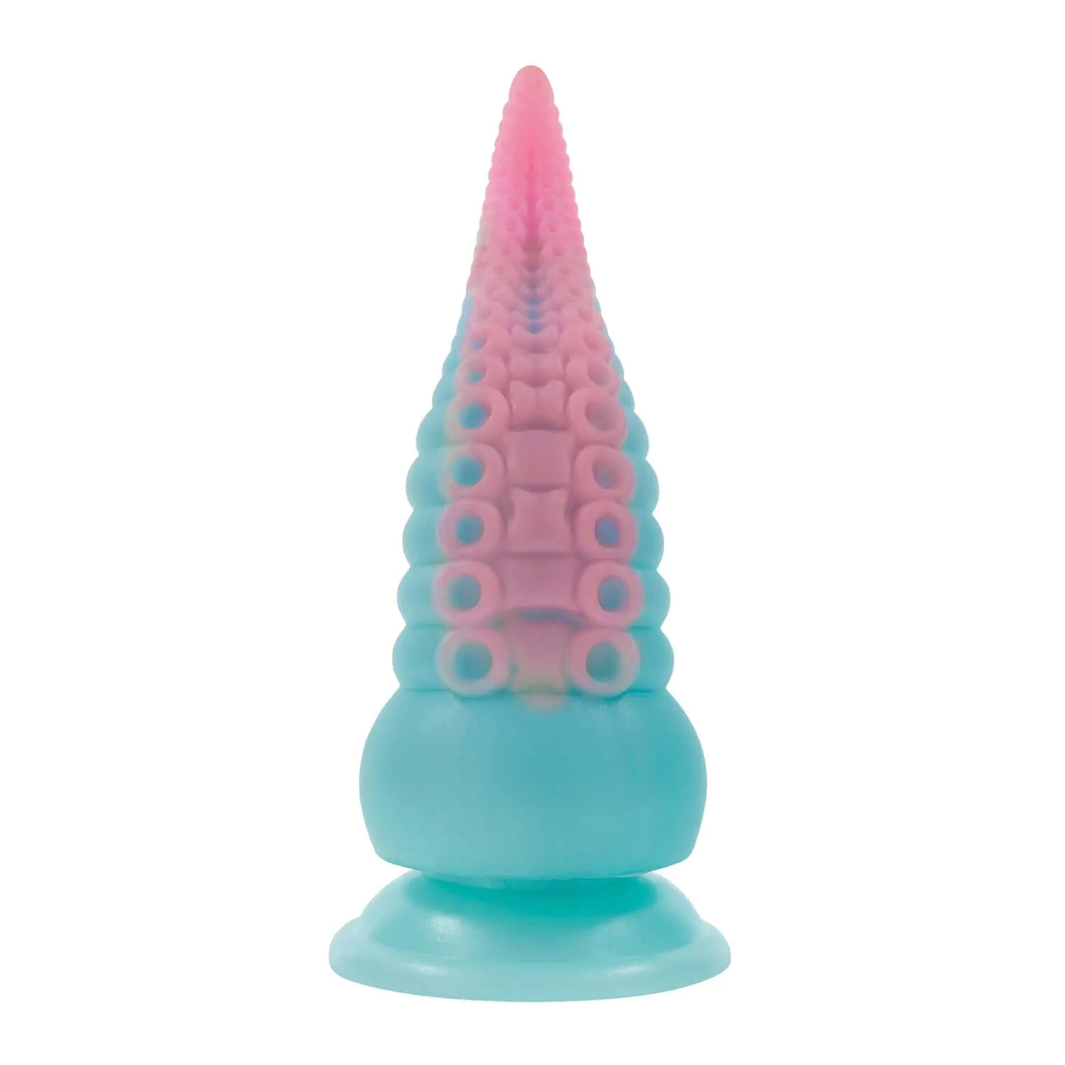 Stuck on You Vibrating Dildo Multicolor