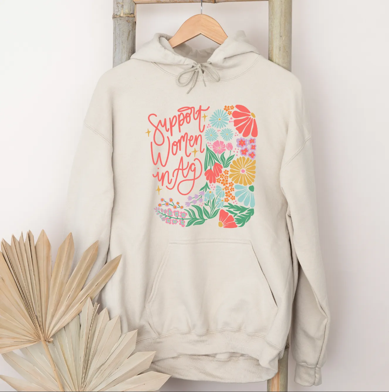 Support Women In Ag Bloom Boot – Hoodie