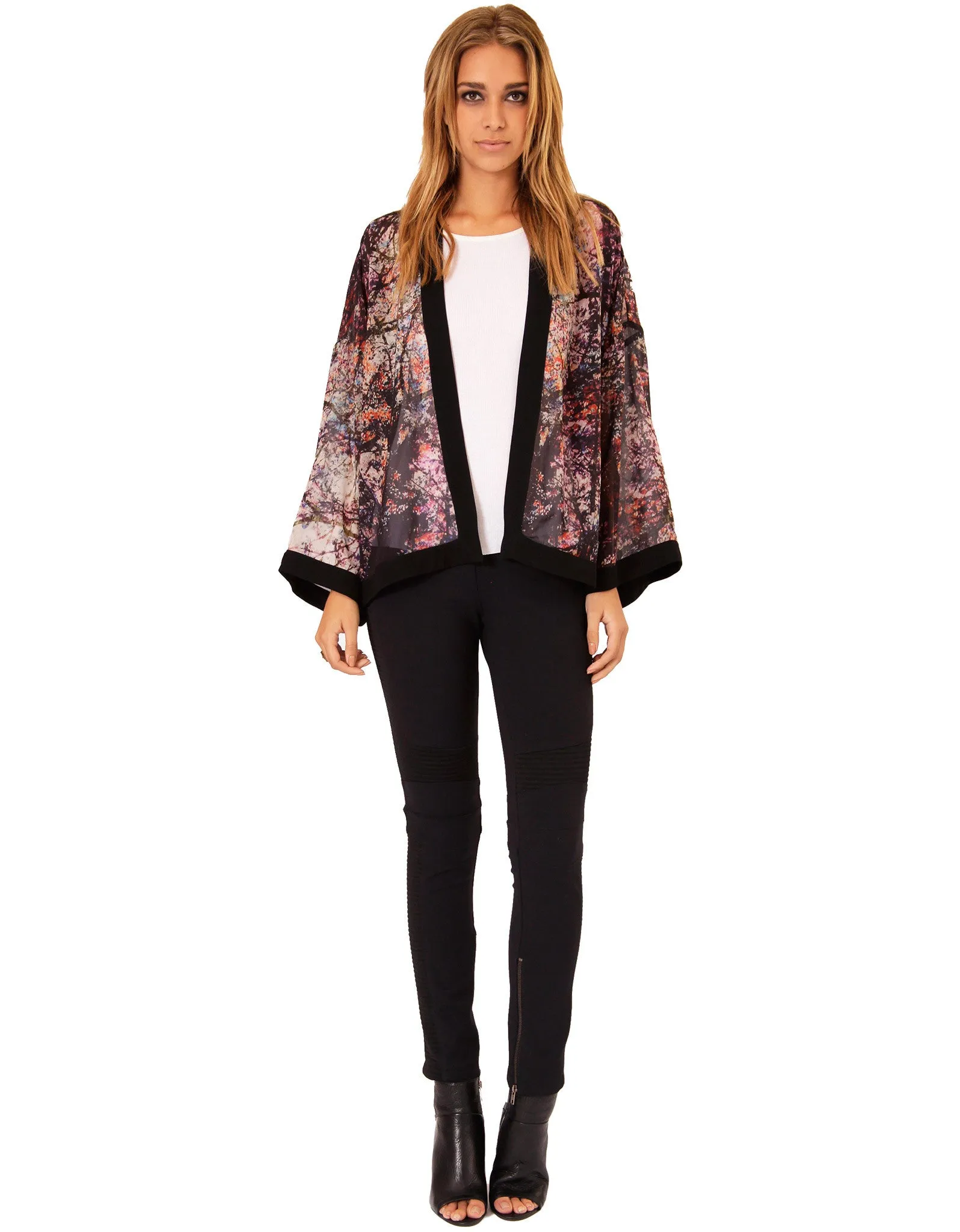 SW3 Bespoke Meghan Woodland Long Sleeve Kimono