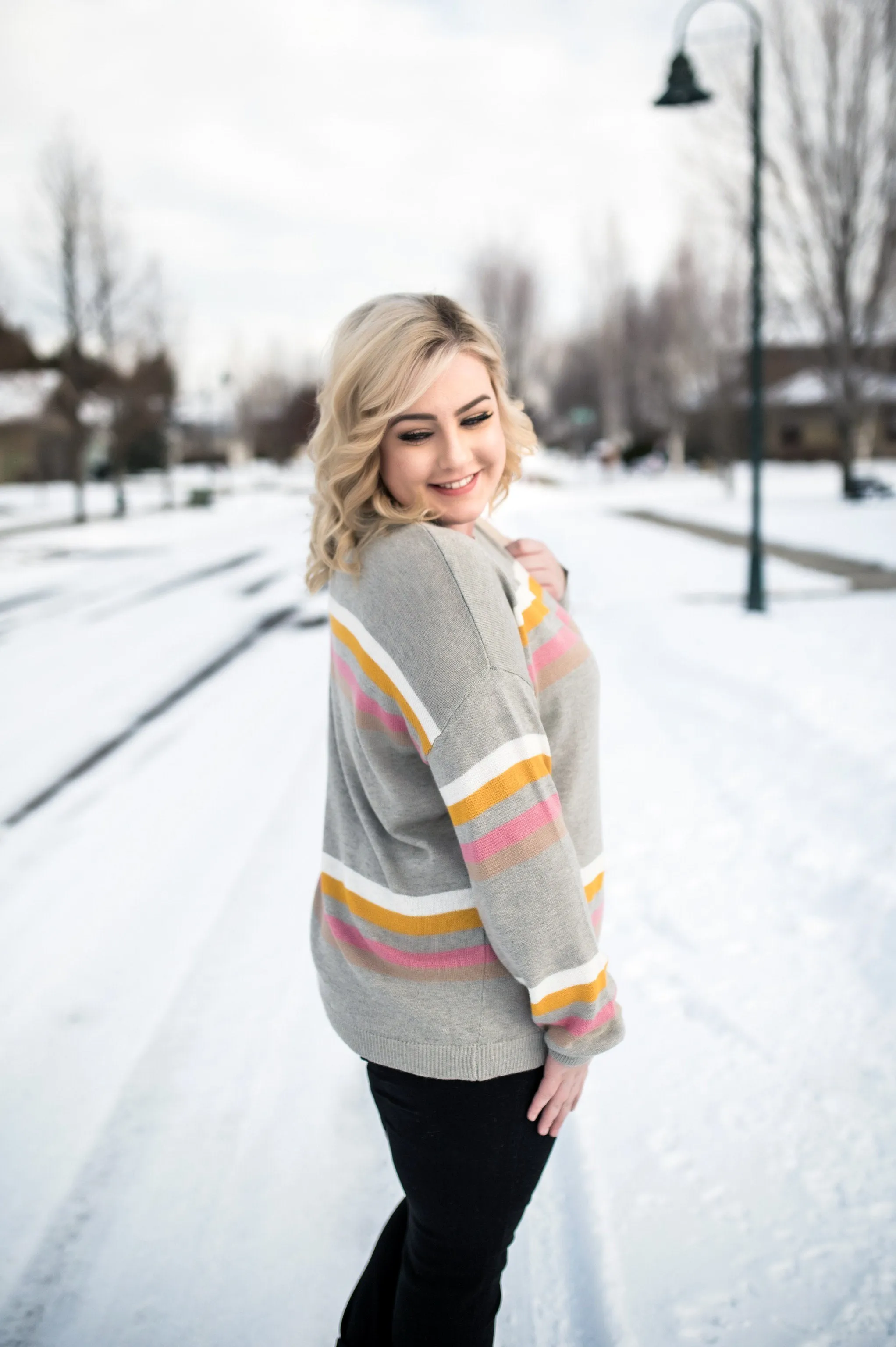 Sweet Treat Striped Sweater