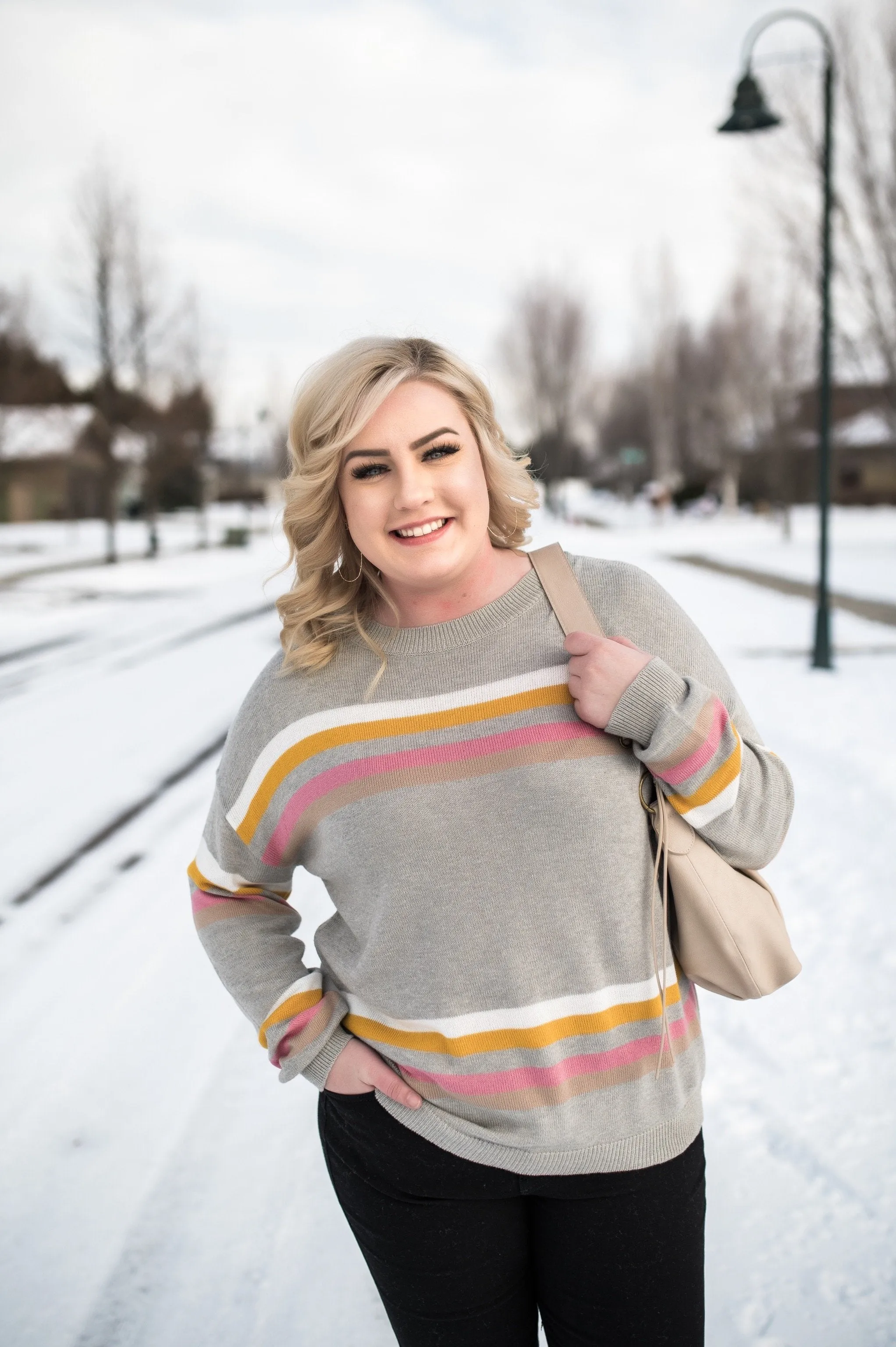 Sweet Treat Striped Sweater