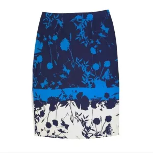 Ted Baker Midi Skirt Bluebell Floral