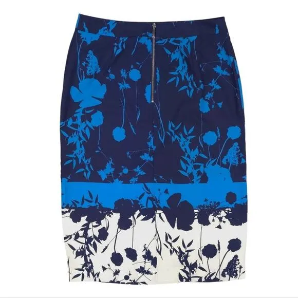 Ted Baker Midi Skirt Bluebell Floral