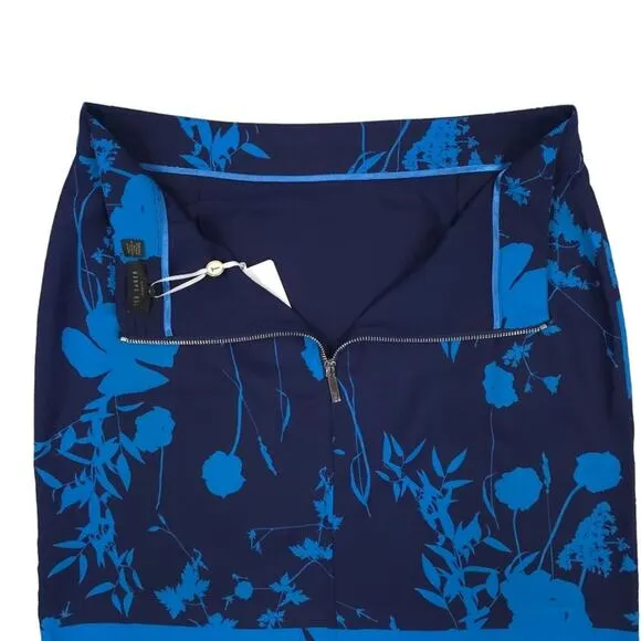 Ted Baker Midi Skirt Bluebell Floral