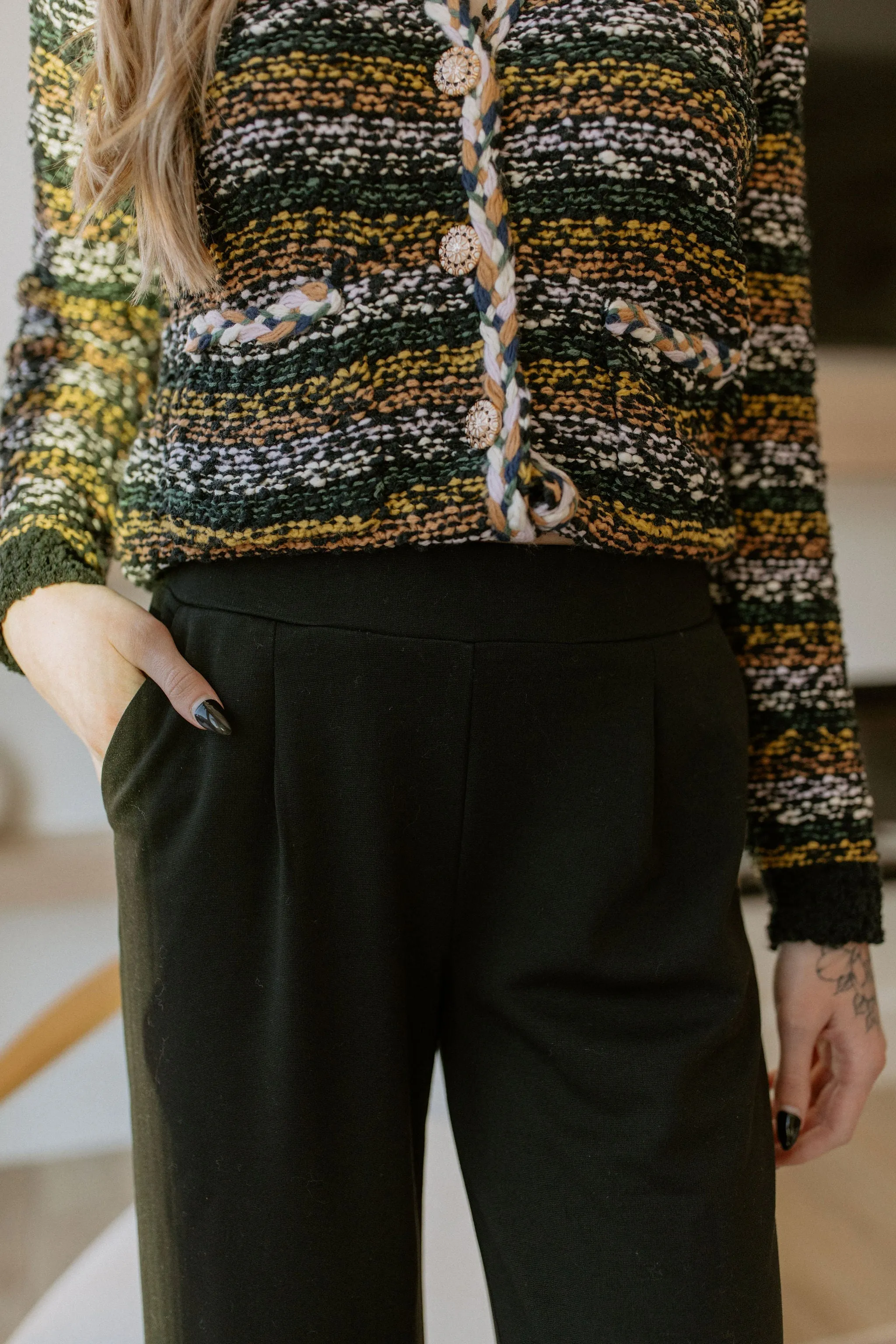 The Louise Cardi by Heartloom - Black