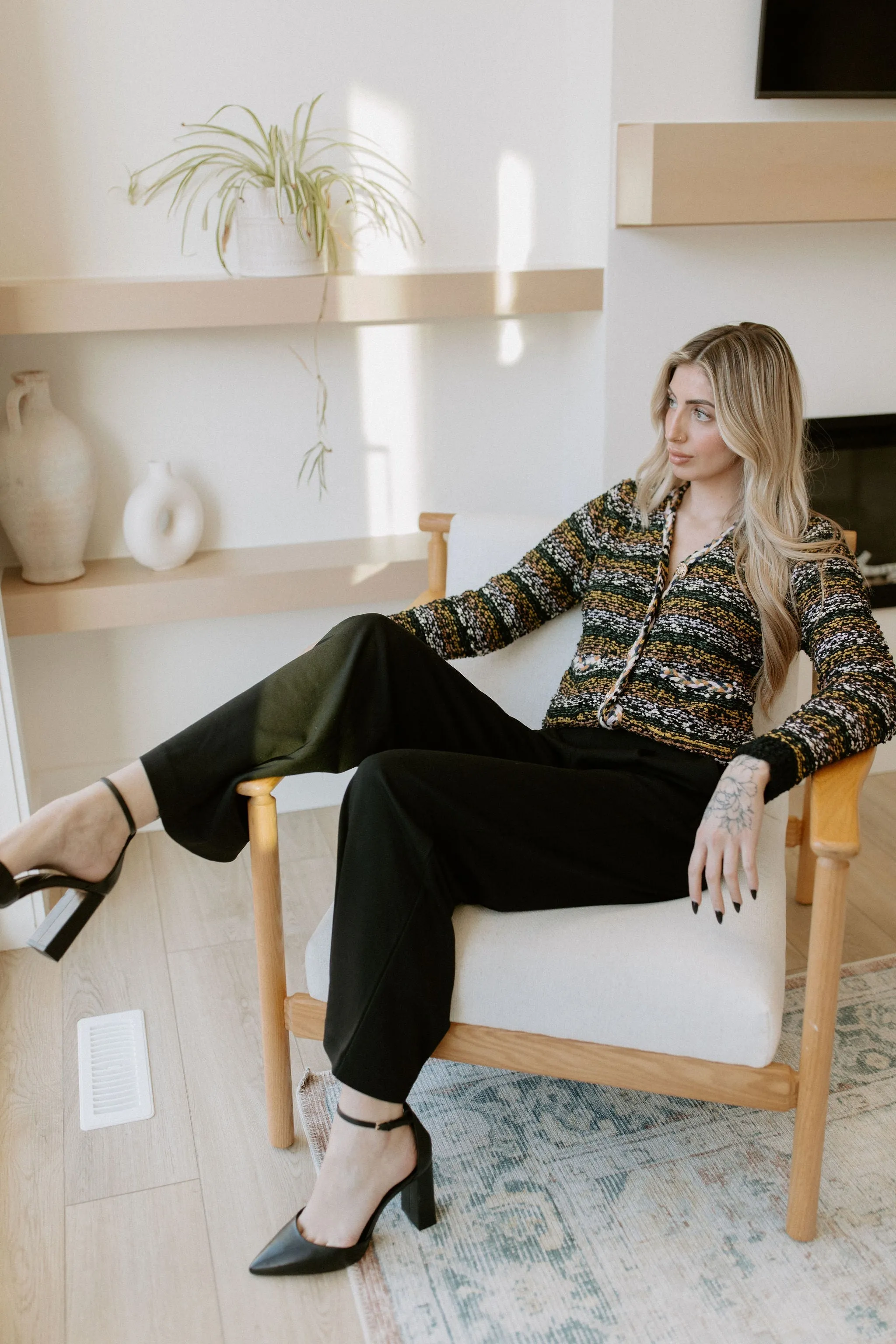 The Louise Cardi by Heartloom - Black