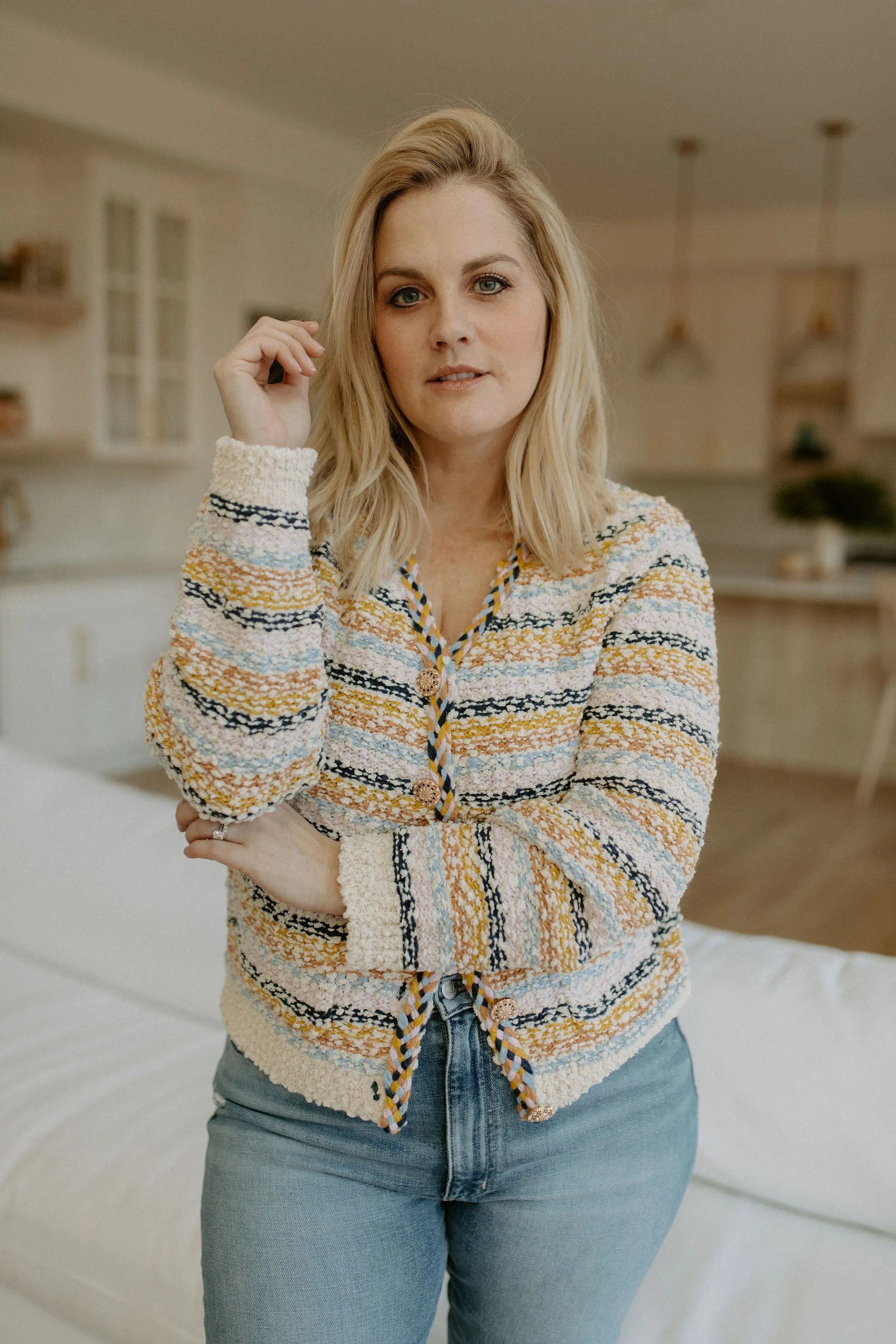The Louise Cardi by Heartloom - Ivory