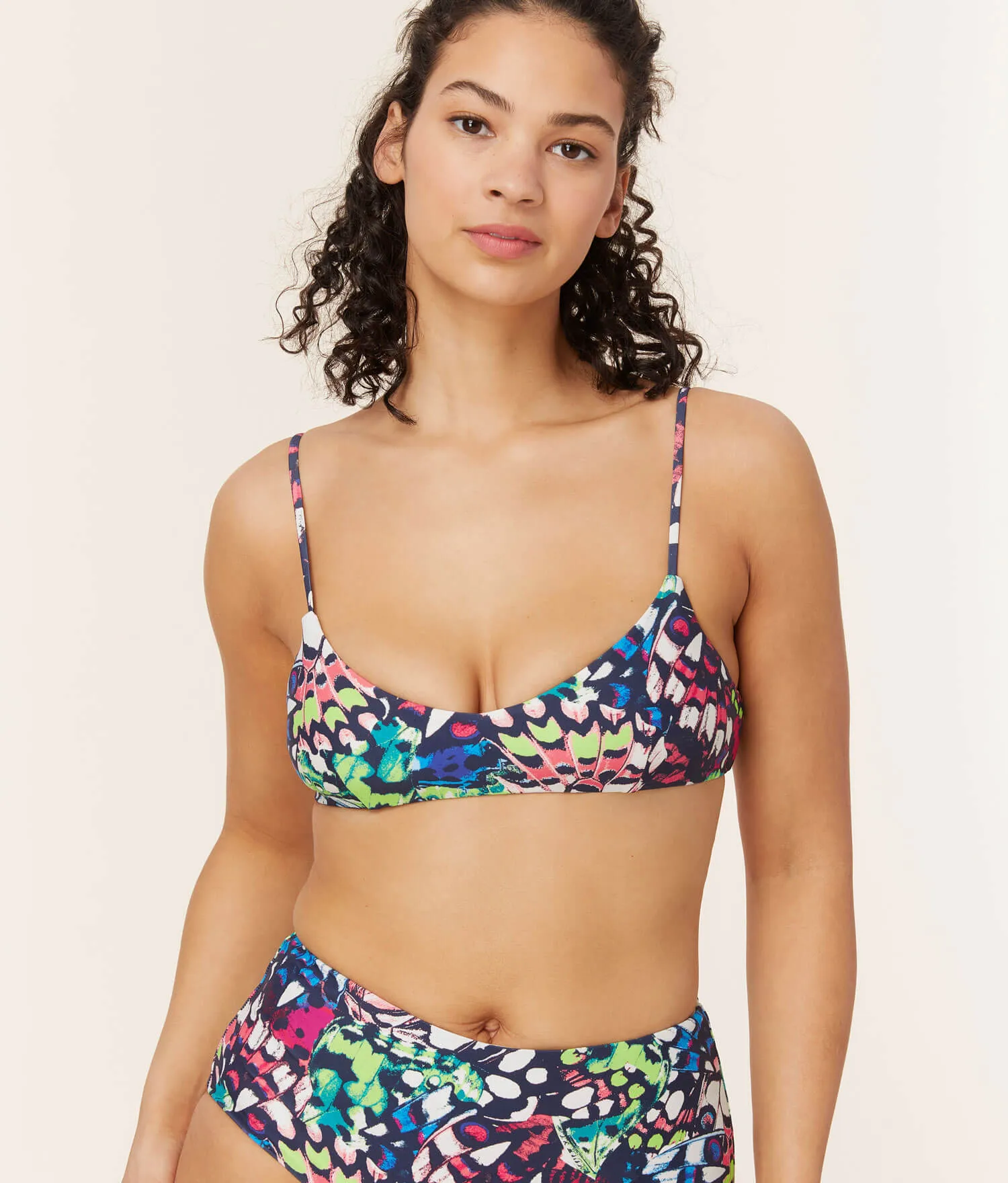The Molokai Bikini Top - Eco Nylon - Butterfly