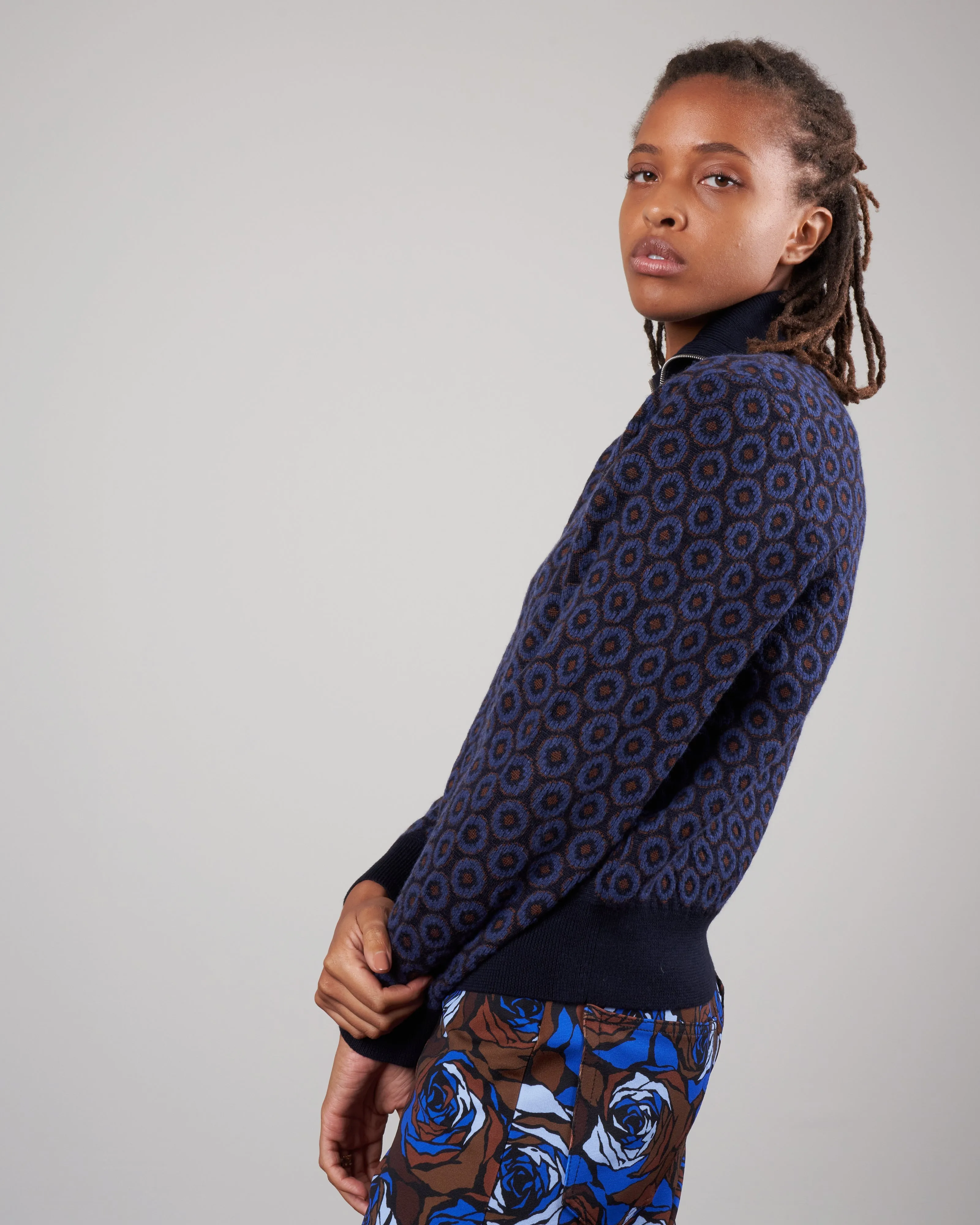 tiffany cardigan - navy 509