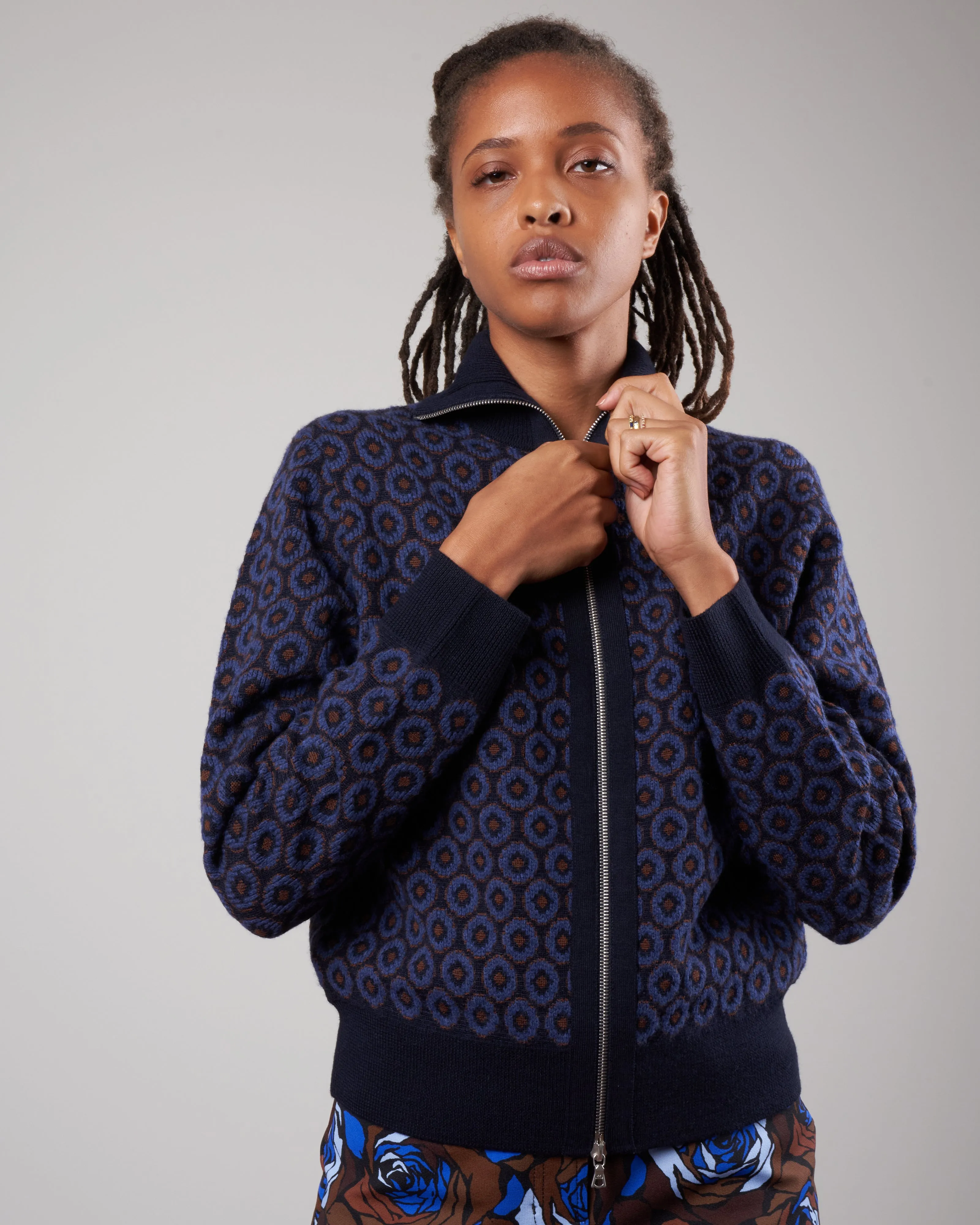 tiffany cardigan - navy 509