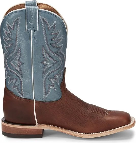 Tony Lama 7955 Avett Soft Toe Men's Square Toe Western Pull On Boots - Made in the USA