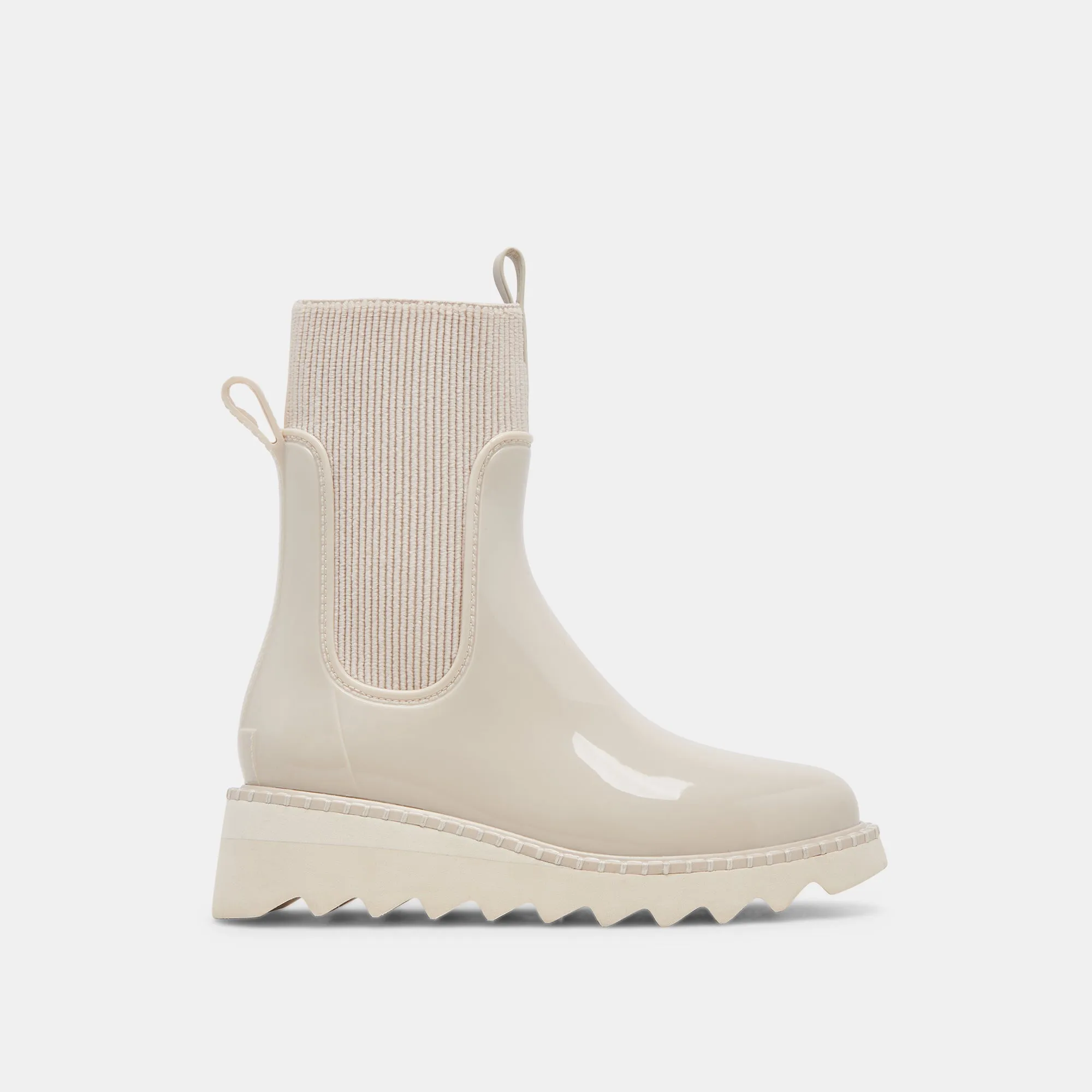 TROPIC H2O BOOTS IVORY PATENT STELLA