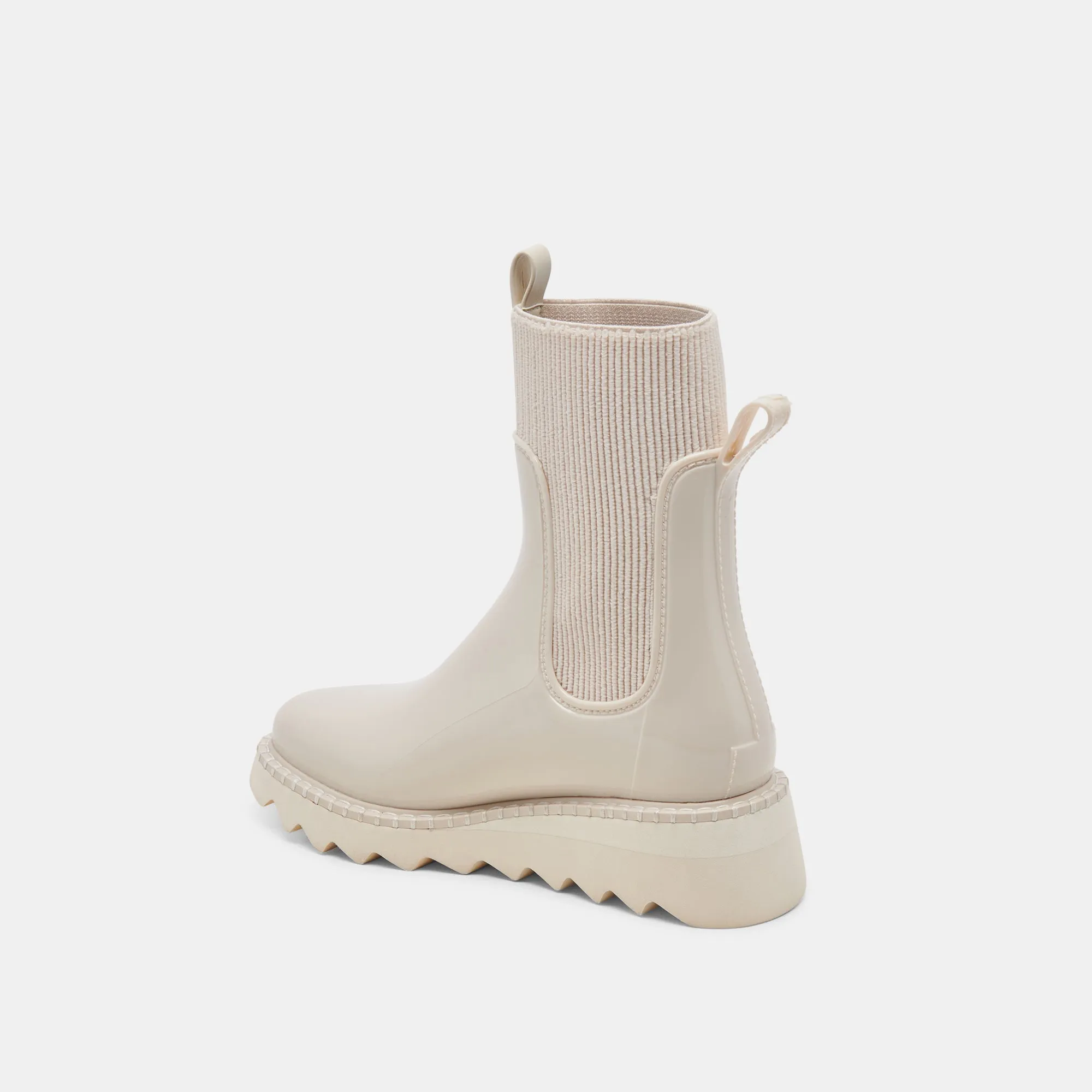 TROPIC H2O BOOTS IVORY PATENT STELLA