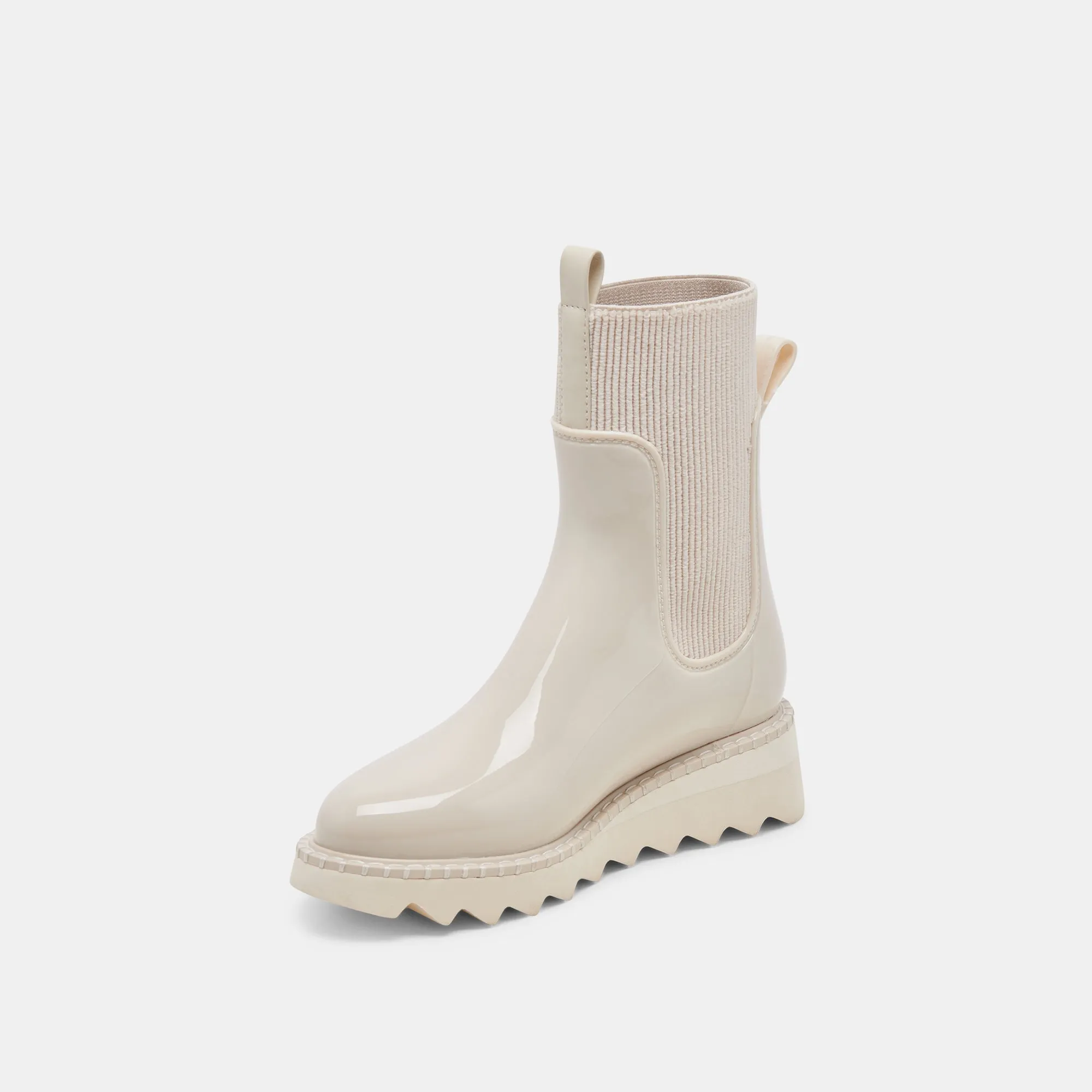 TROPIC H2O BOOTS IVORY PATENT STELLA