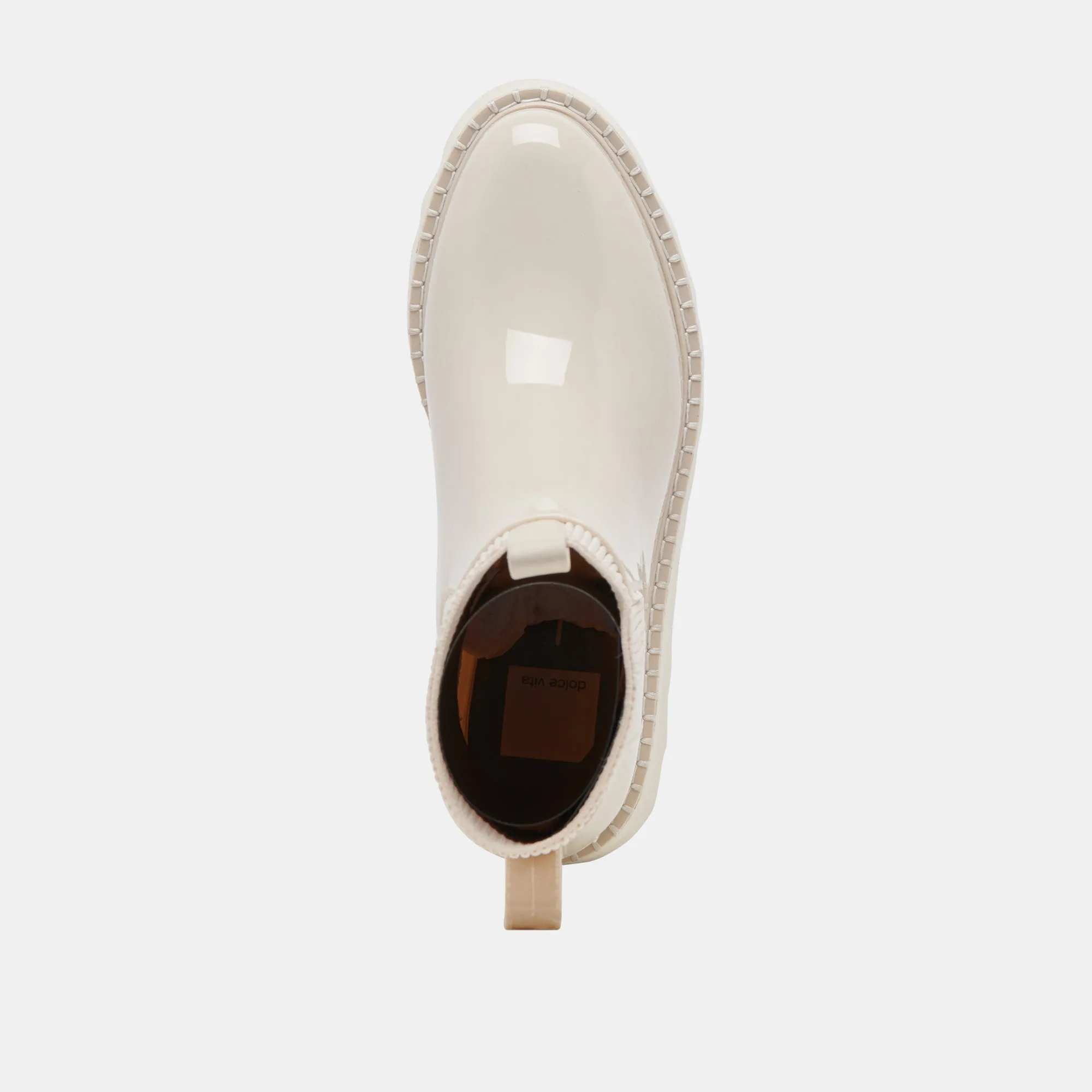 TROPIC H2O BOOTS IVORY PATENT STELLA