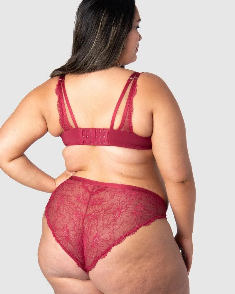 True Luxe Bikini Brief - Persian Rose