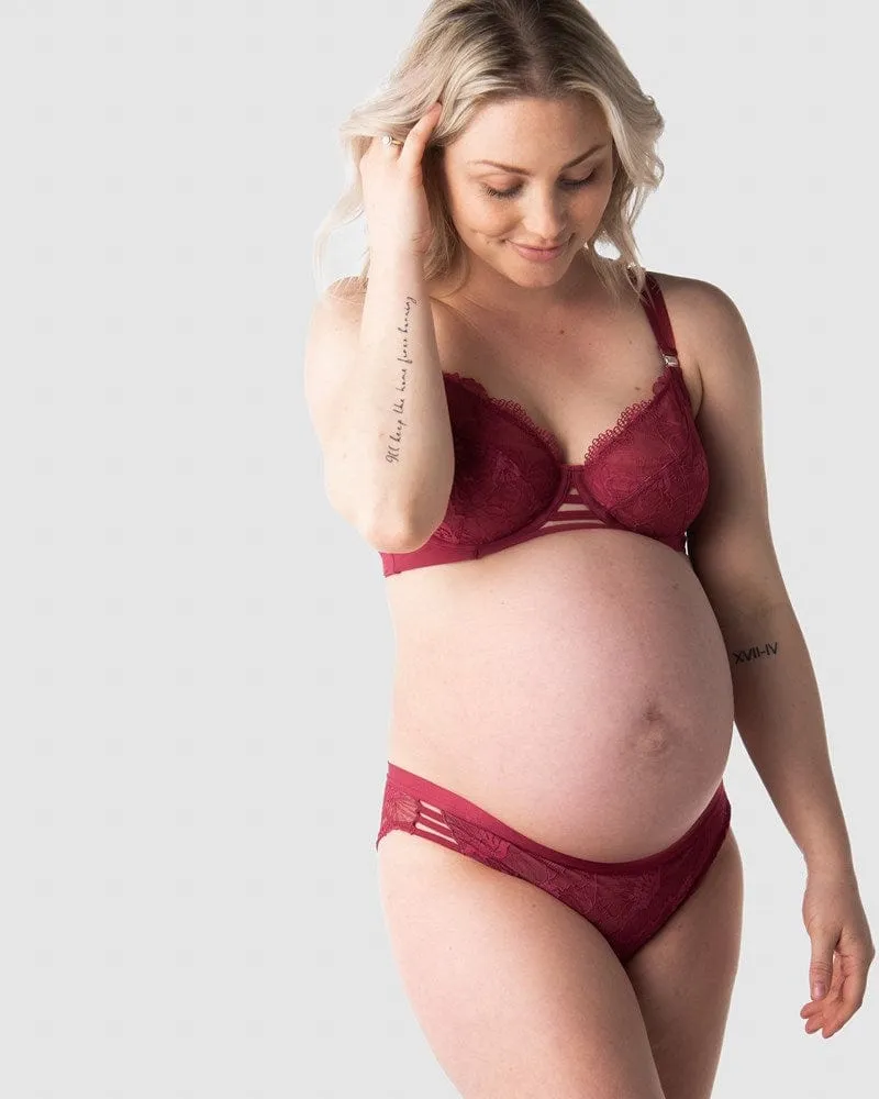 True Luxe Bikini Brief - Persian Rose
