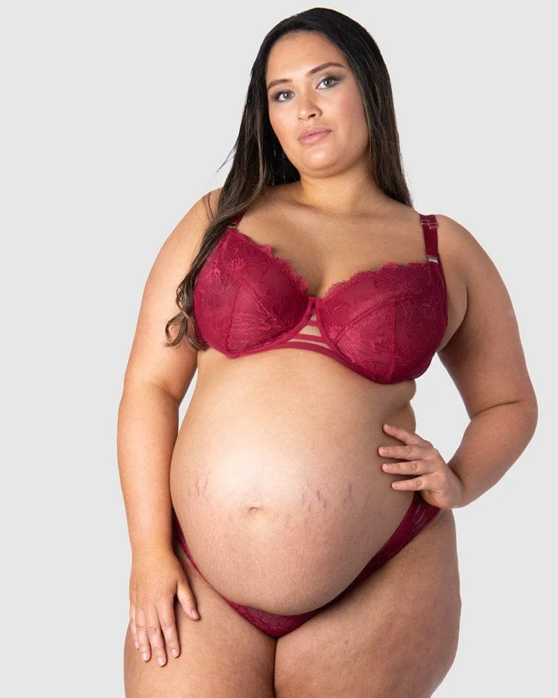 True Luxe Bikini Brief - Persian Rose