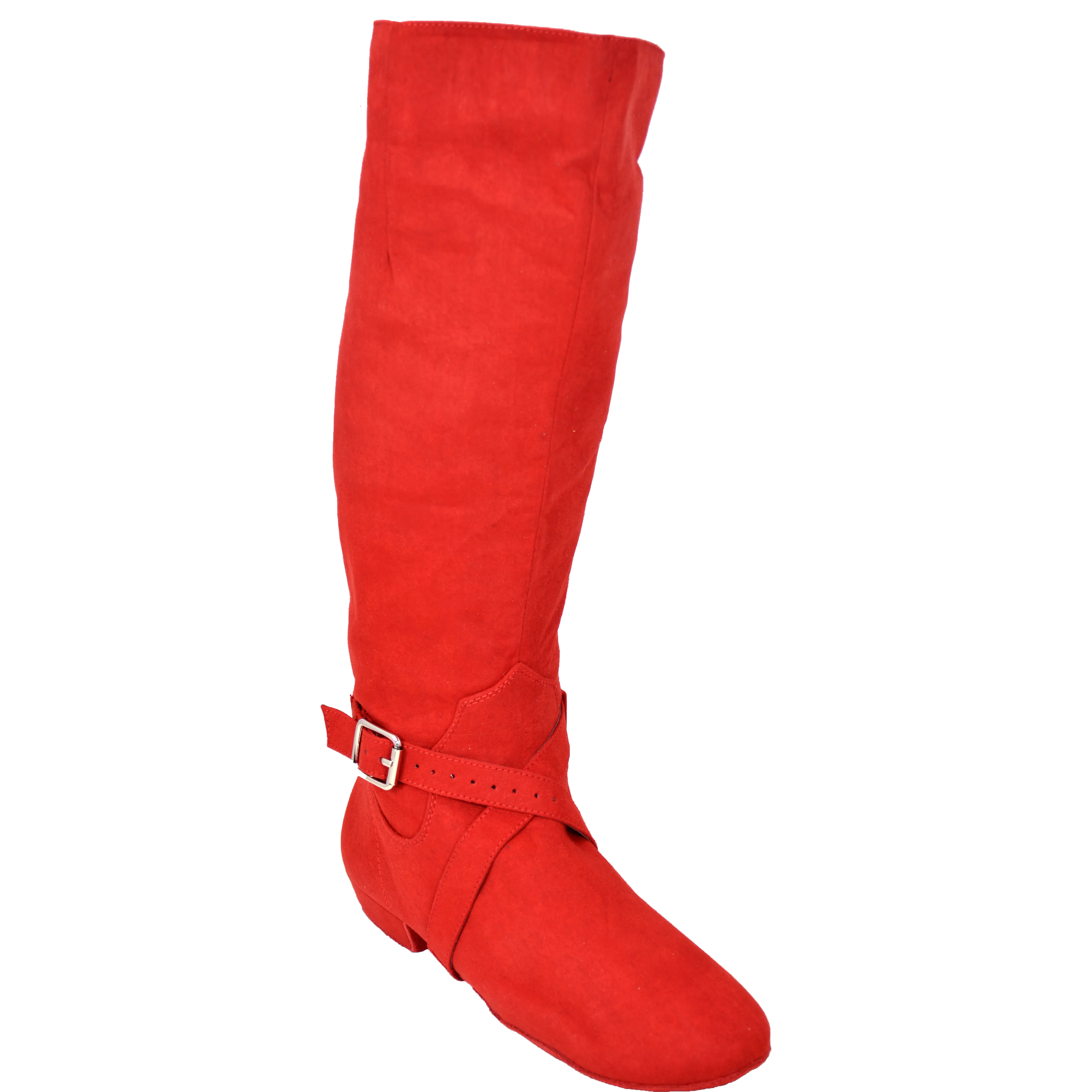 Ultimate Fashion Boot - Tall Lacey - Red Microsuede