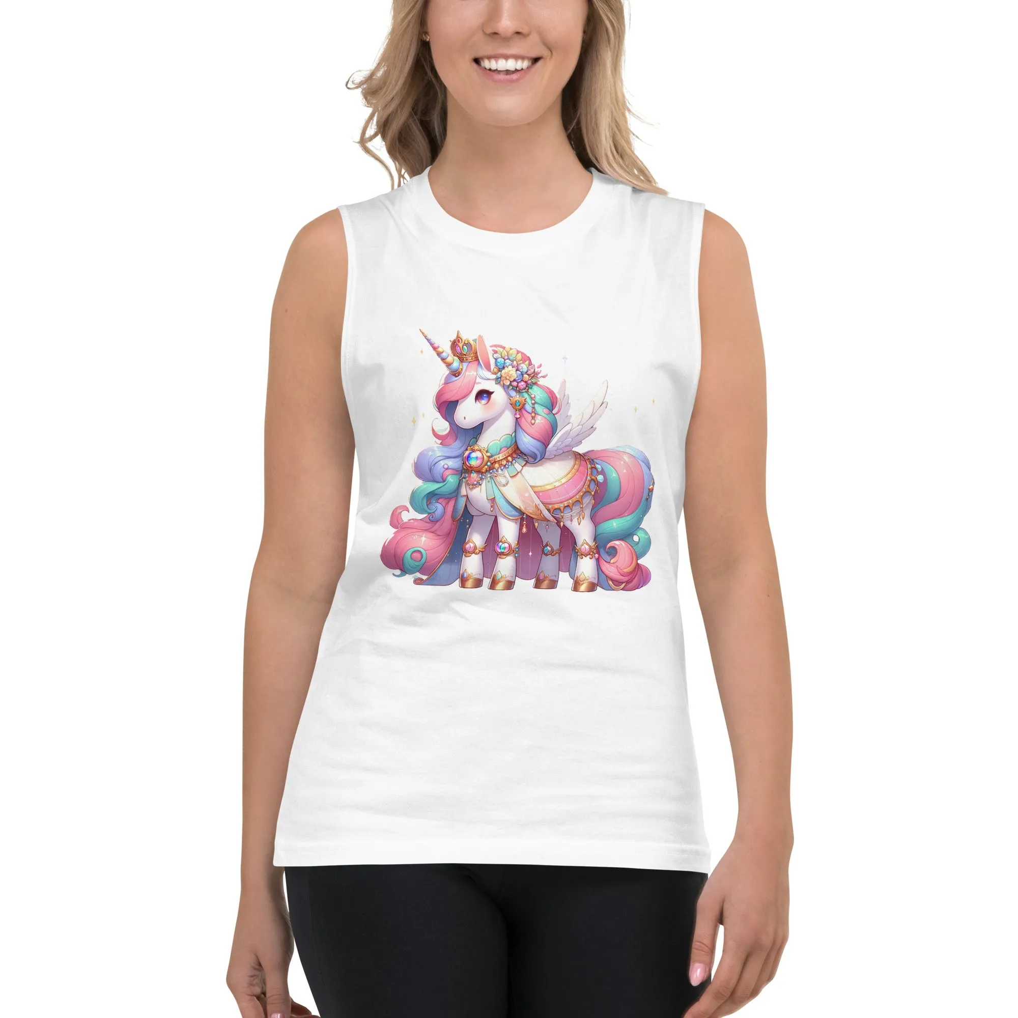 Unicorn Princess Muscle Shirt by #unicorntrends