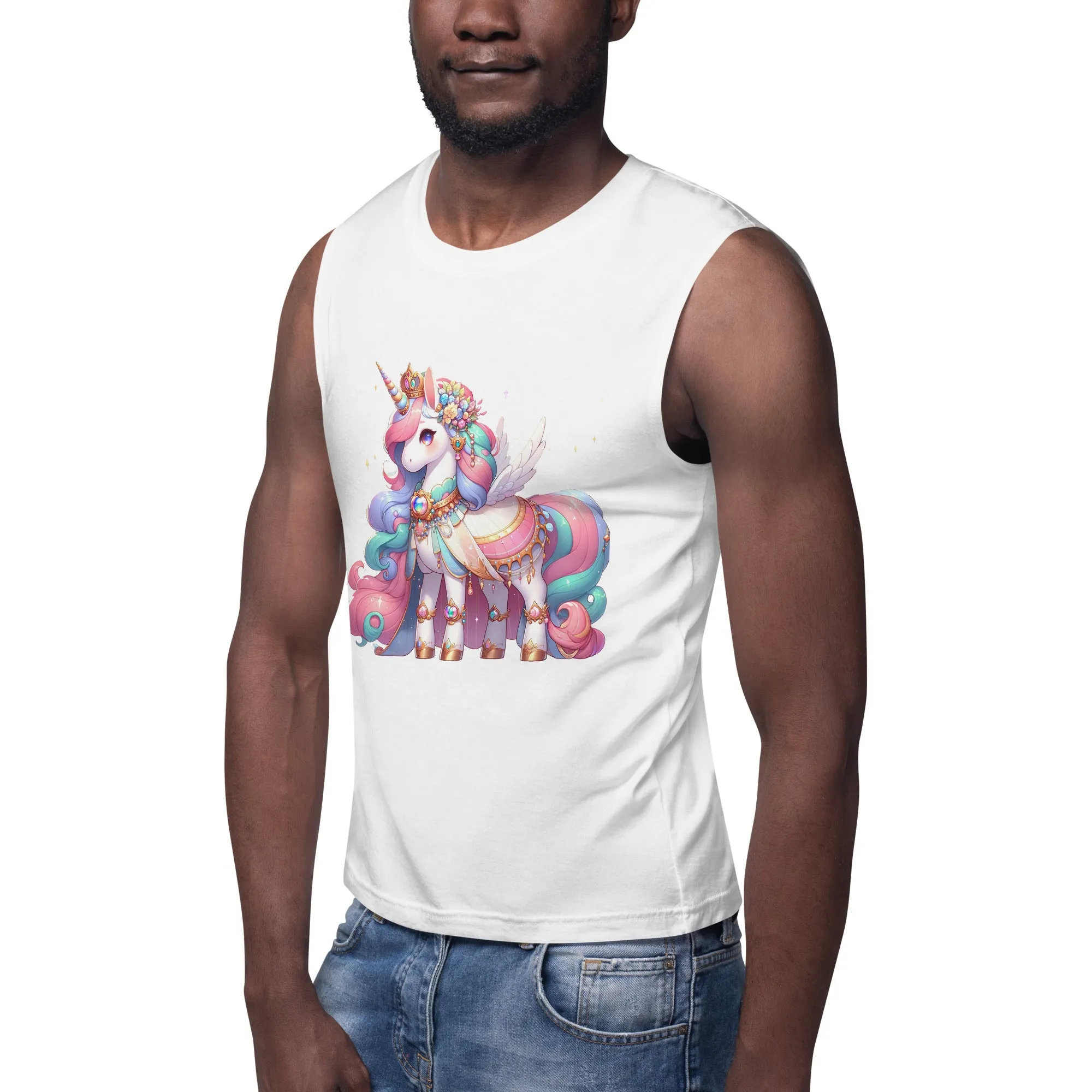 Unicorn Princess Muscle Shirt by #unicorntrends