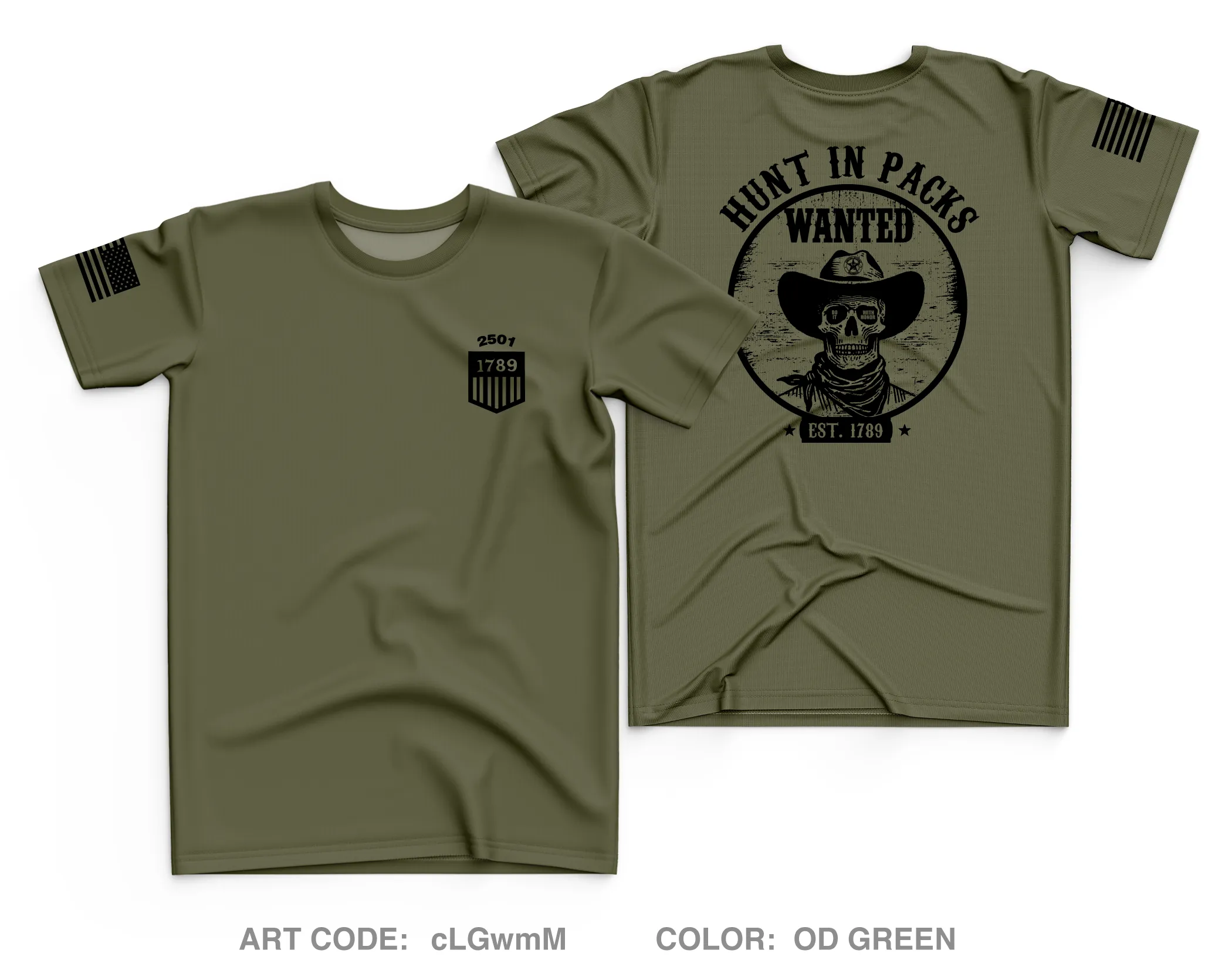United States Marshals Core Men's SS Performance Tee - cLGwmM