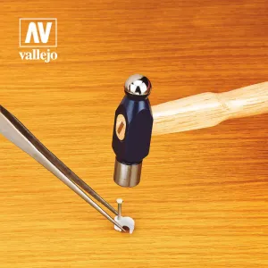 Vallejo Tools: T12008 Straight Tip Stainless Steel Tweezers (175 mm)