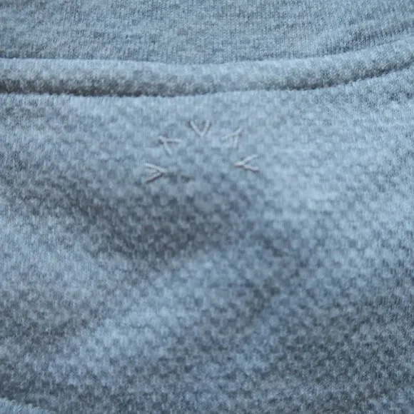 Varley Crewneck Oversized Cotton Blend Sweatshirt Size M in Grey