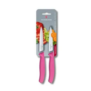 Victorinox Swiss Classic 2 Piece Paring Knife Set Pink 10cm V6.7796.L5B
