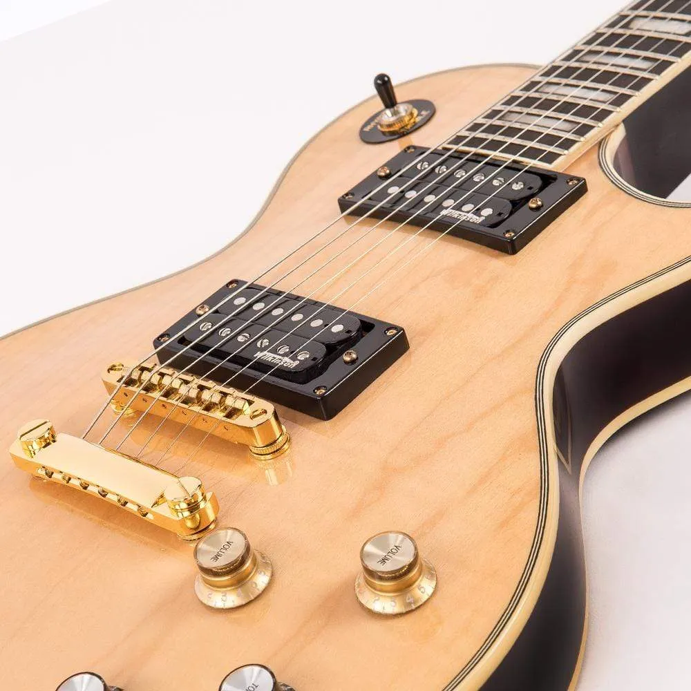 Vintage V100M ReIssued Electric Guitar ~ Natural Maple Gloss