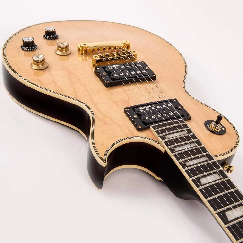 Vintage V100M ReIssued Electric Guitar ~ Natural Maple Gloss