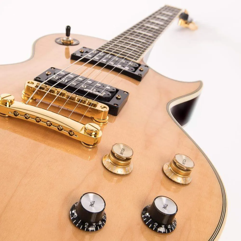 Vintage V100M ReIssued Electric Guitar ~ Natural Maple Gloss