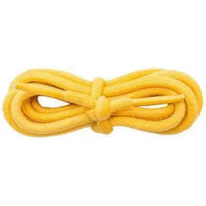 Waxed Cotton Round 3/16" - Gold (12 Pair Pack) Shoelaces