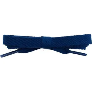 Wholesale Cotton Flat 3/8" - Navy (12 Pair Pack) Shoelaces