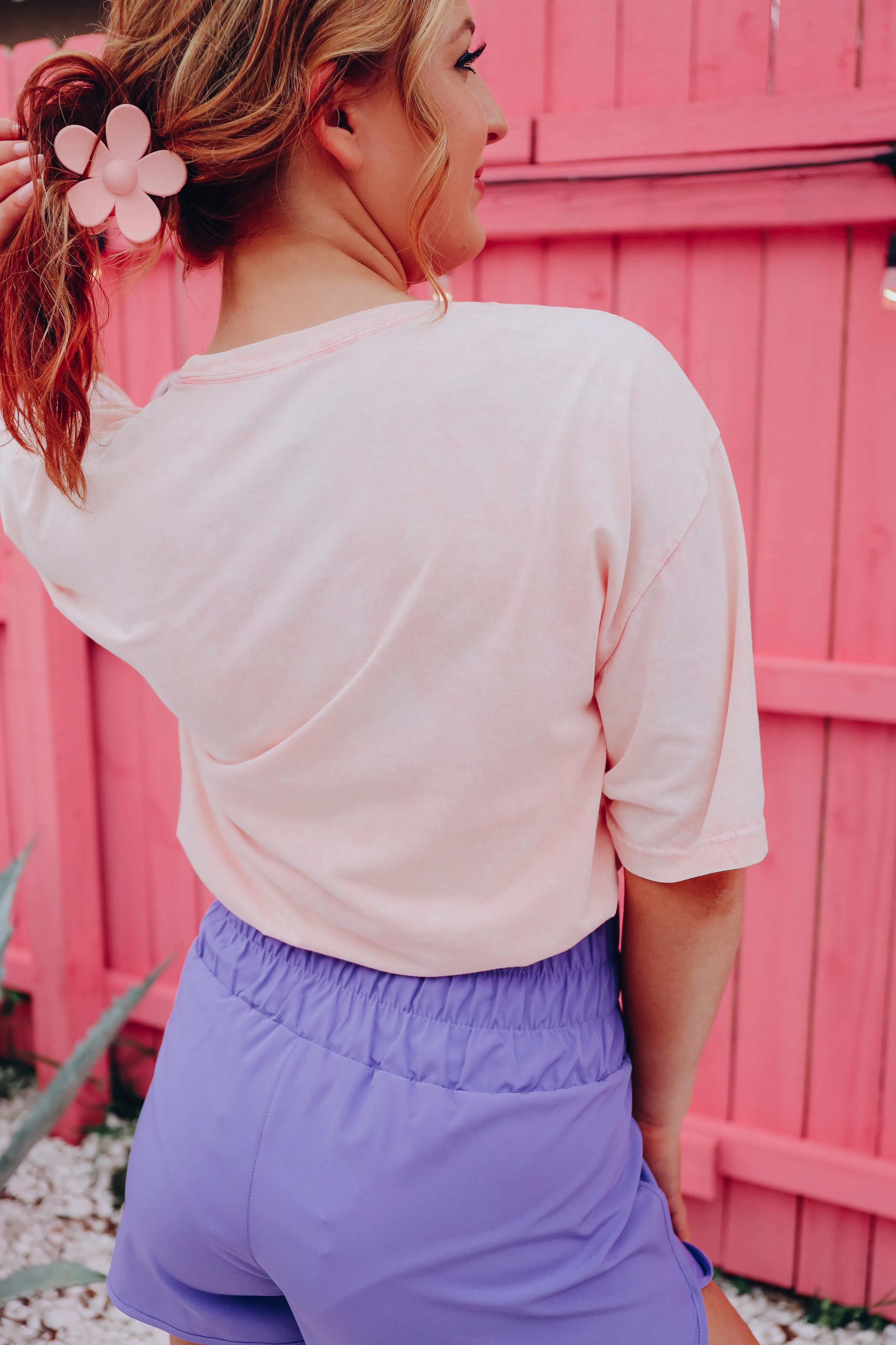 Wild Cowgirl Graphic Tee - Pink