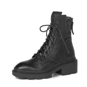 Women ankle boots cowhide upper shoes autumn and winter ladies boots long boots Elastic boots short boots snow boots
