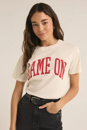 Z Supply: Game On Boyfriend Tee in Sea Salt