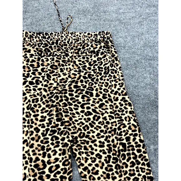 Zadig &amp; Voltaire Parone Leo Pajama Trousers 36 Animal Leopard AOP Wide Leg Bratz