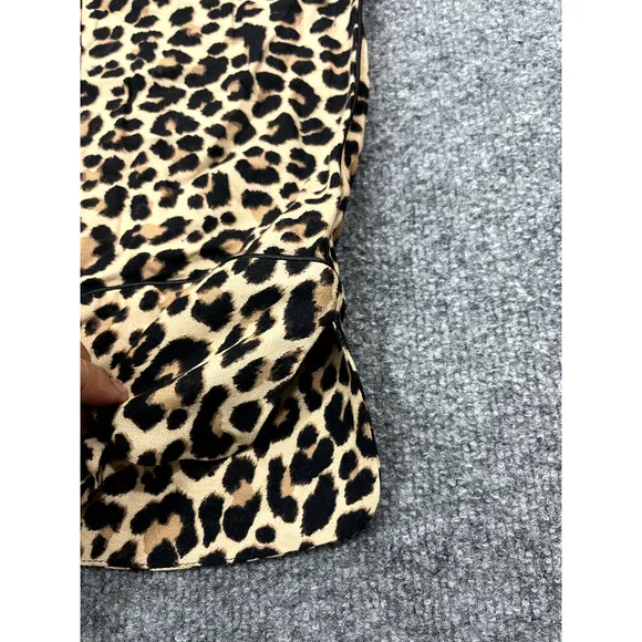 Zadig &amp; Voltaire Parone Leo Pajama Trousers 36 Animal Leopard AOP Wide Leg Bratz