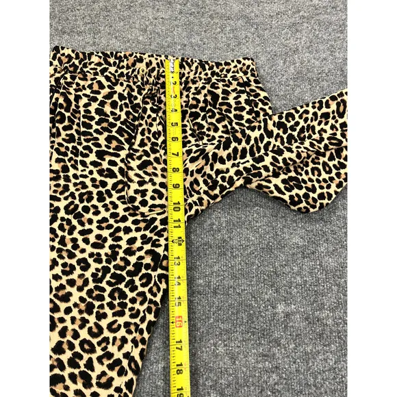 Zadig &amp; Voltaire Parone Leo Pajama Trousers 36 Animal Leopard AOP Wide Leg Bratz
