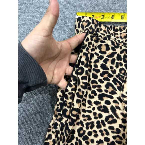 Zadig &amp; Voltaire Parone Leo Pajama Trousers 36 Animal Leopard AOP Wide Leg Bratz